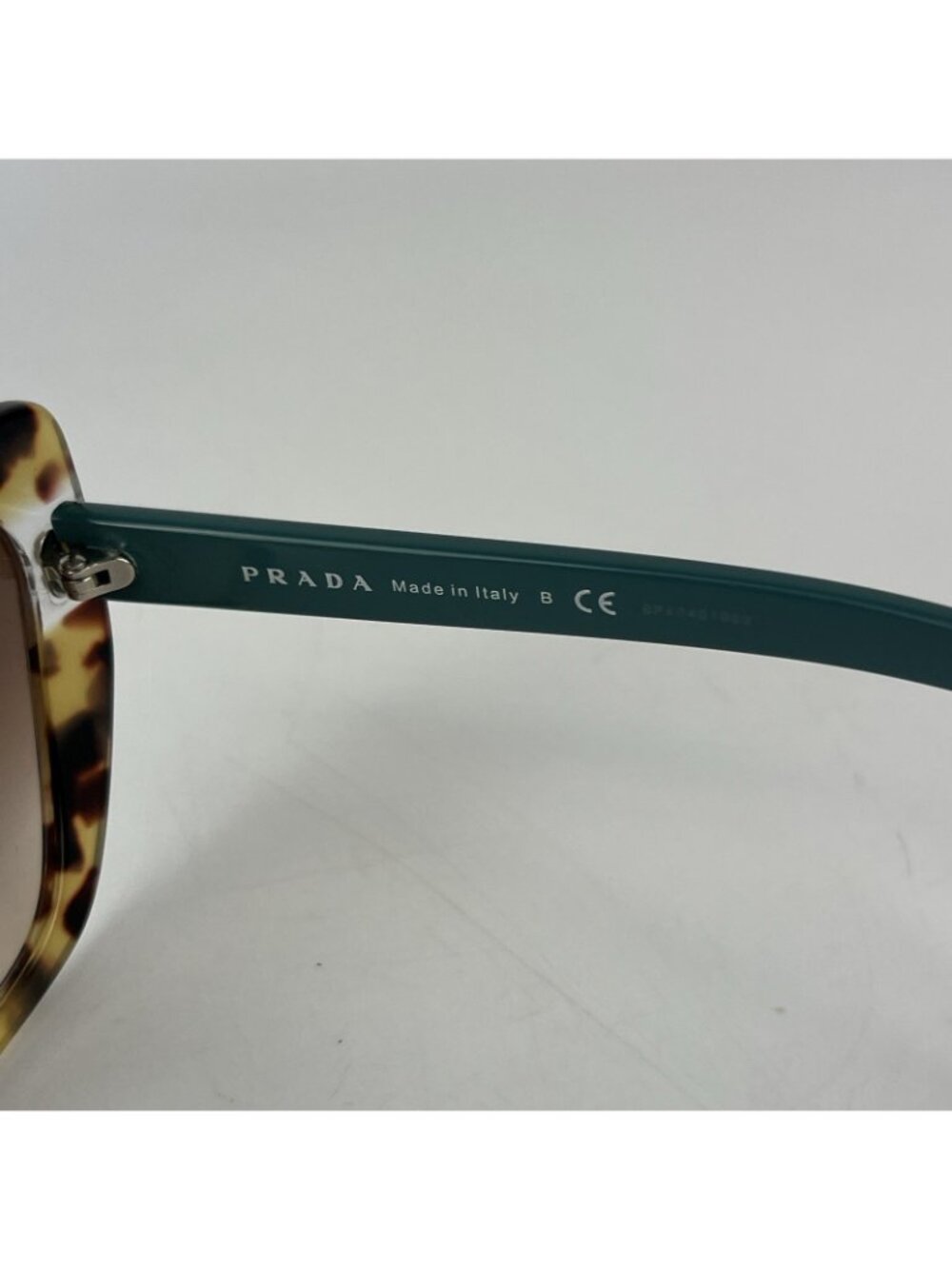 Prada Sunglasses SPR 08V 472-6Q0 Blue Brown Tortoise FRAMES ONLY 55-19-140 - Picture 4 of 5